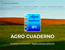Tablet Screenshot of agrocuaderno.com